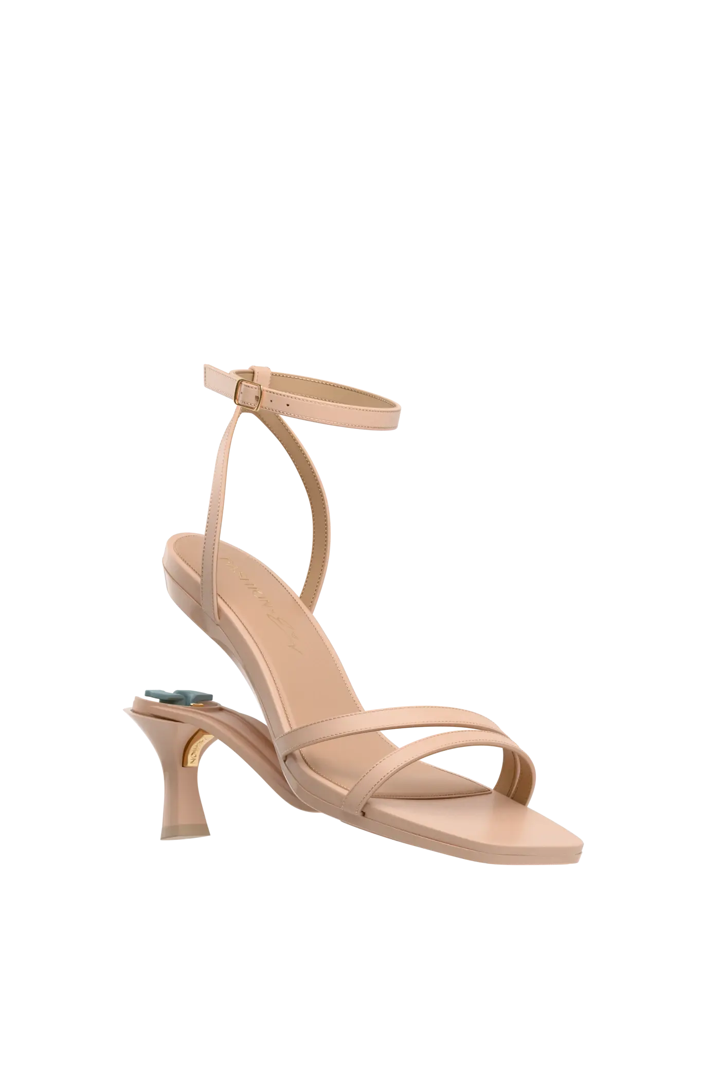 The Emmy - Sand Leather 3 Flare Stiletto