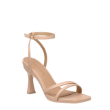 Emmy Sandal - Sand Leather 4 Flare Stiletto