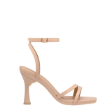 Emmy Sandal - Sand Leather 4 Flare Stiletto