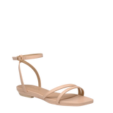 Emmy Sandal - Sand Leather 4 Flare Stiletto