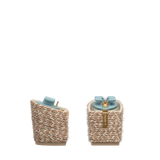 Block Heel Kit 3 Sand & Latte Espadrille, 3-inch interchangeable block heel. Pashion convertible heels go from heel to flat and are customizable with interchangeable heel kits.