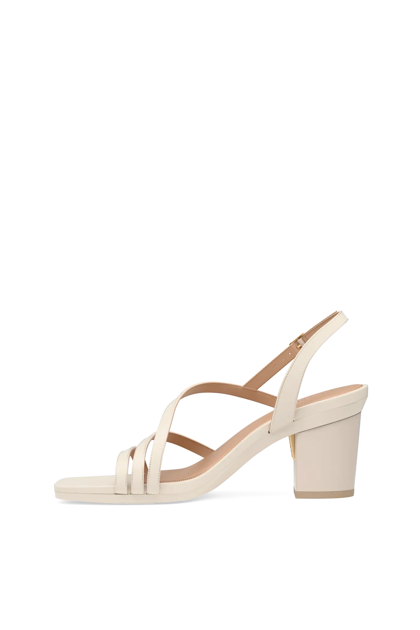 The Gia - Ivory Leather 3 Block