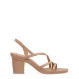 Gia Sandal - Latte Leather 3 Block