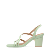 Gia Sandal - Mint Leather 3 Block