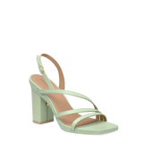 Gia Sandal - Mint Leather 4 Block