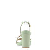 Gia Sandal - Mint Leather 4 Block
