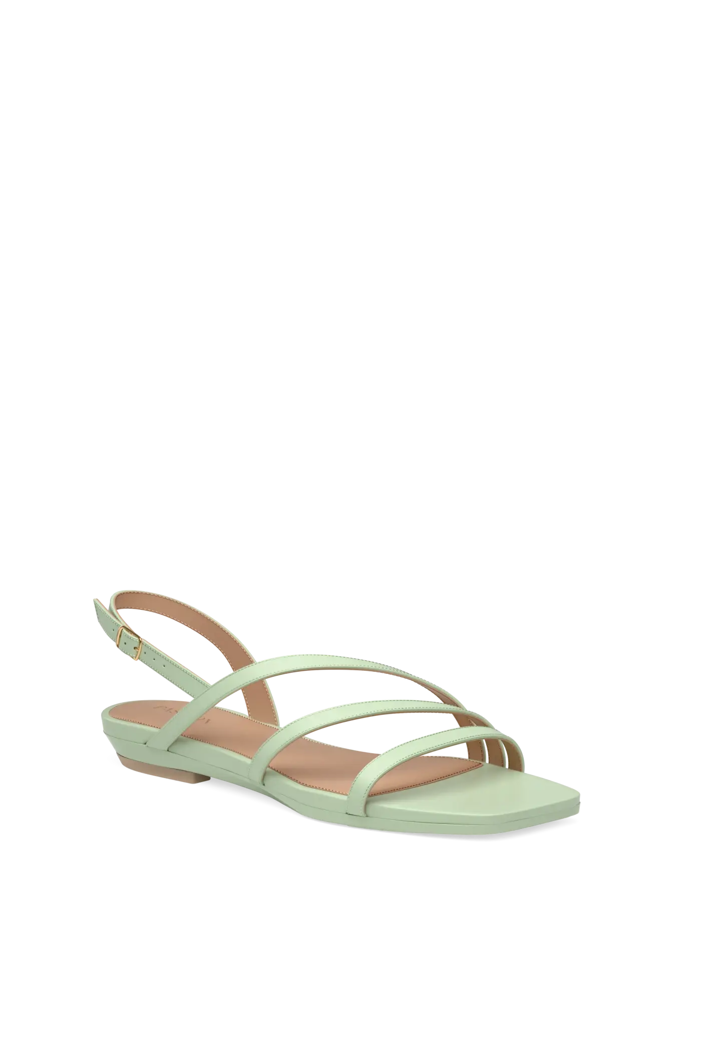 The Gia - Mint Leather 4 Flare Stiletto