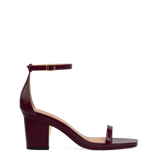 Gigi Sandal - Cherry Mocha Patent 3 Block