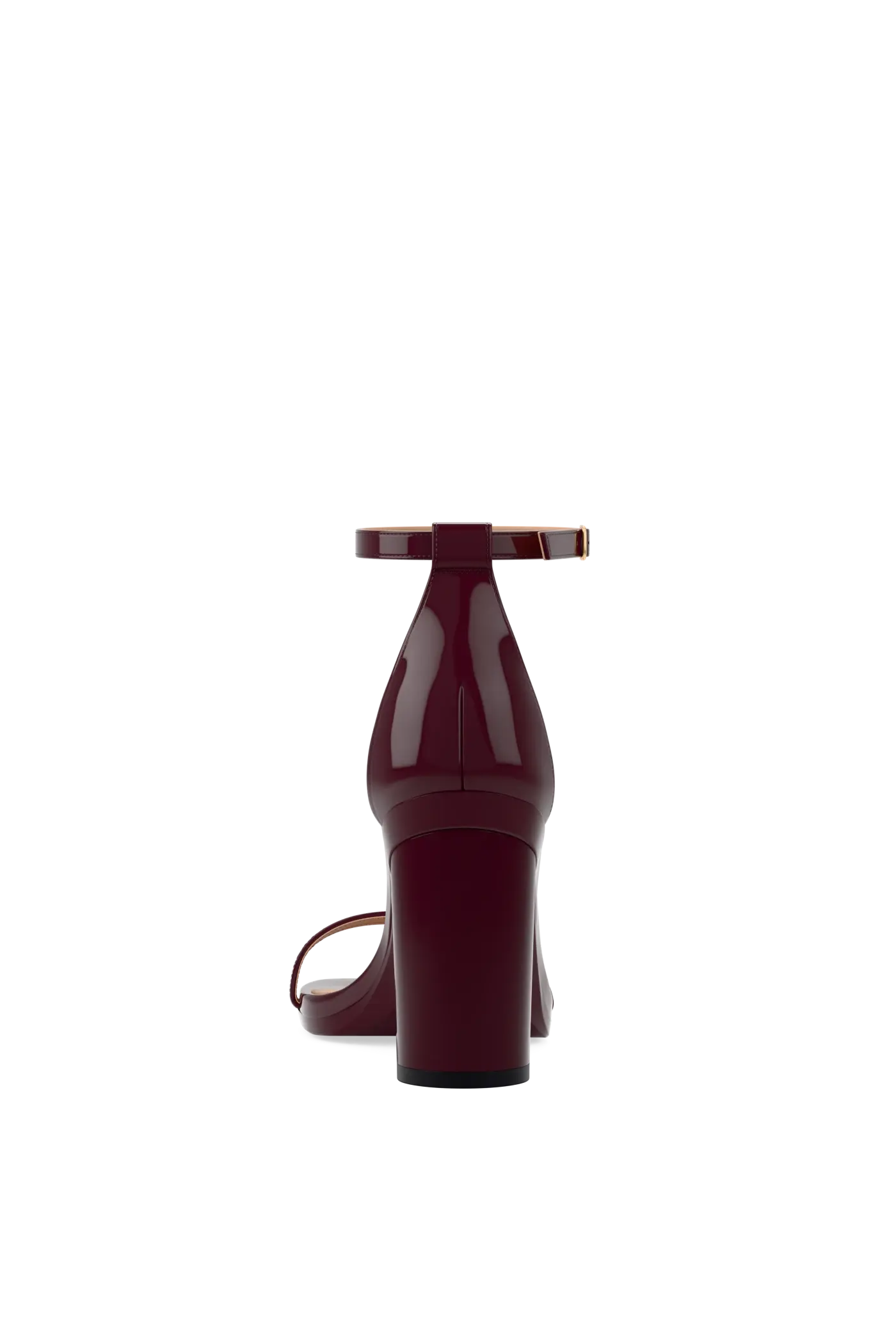 The Gigi - Cherry Mocha Patent 4 Block