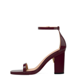 Gigi Sandal - Cherry Mocha Patent 4 Block