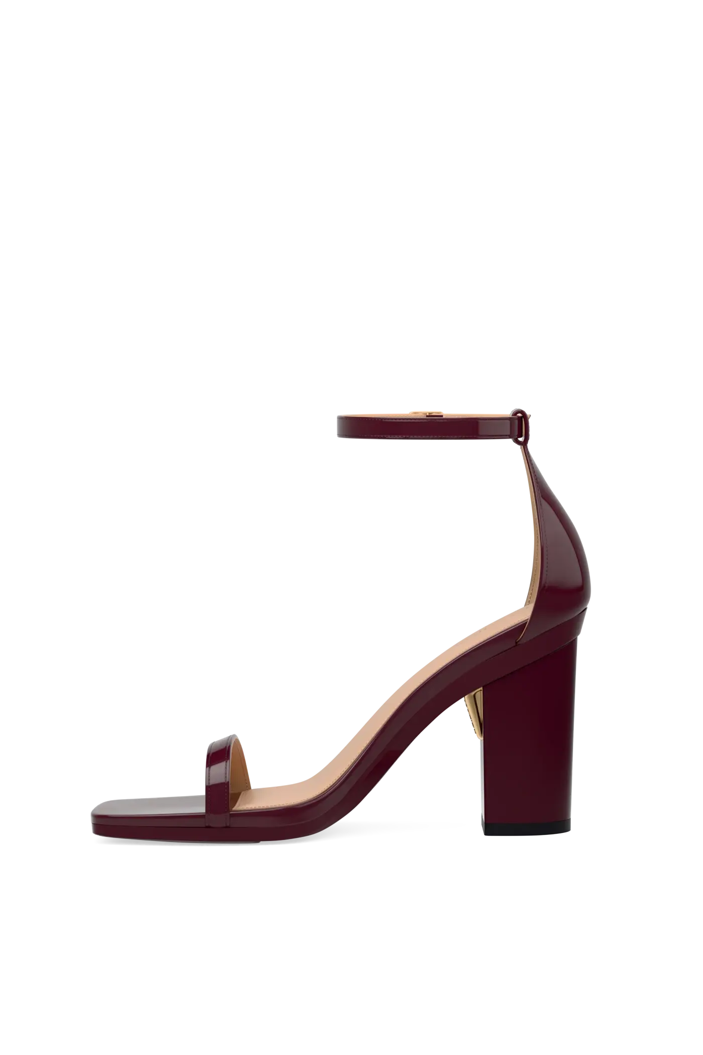 The Gigi - Cherry Mocha Patent 4 Block