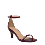 Gigi Sandal - Cherry Mocha Patent 3 Stiletto