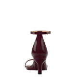 Gigi Sandal - Cherry Mocha Patent 3 Stiletto