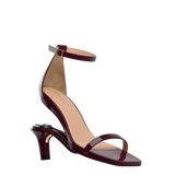 Gigi Sandal - Cherry Mocha Patent 3 Stiletto