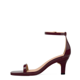 Gigi Sandal - Cherry Mocha Patent 3 Stiletto