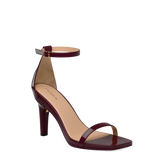 Gigi Sandal - Cherry Mocha Patent 4 Stiletto