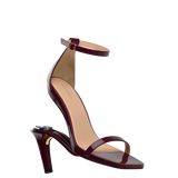 Gigi Sandal - Cherry Mocha Patent 4 Stiletto