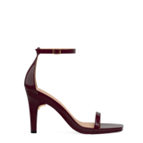 Gigi Sandal - Cherry Mocha Patent 4 Stiletto