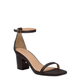 Gigi Sandal - Chocolate Suede 3 Block