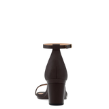 Gigi Sandal - Chocolate Suede 3 Block