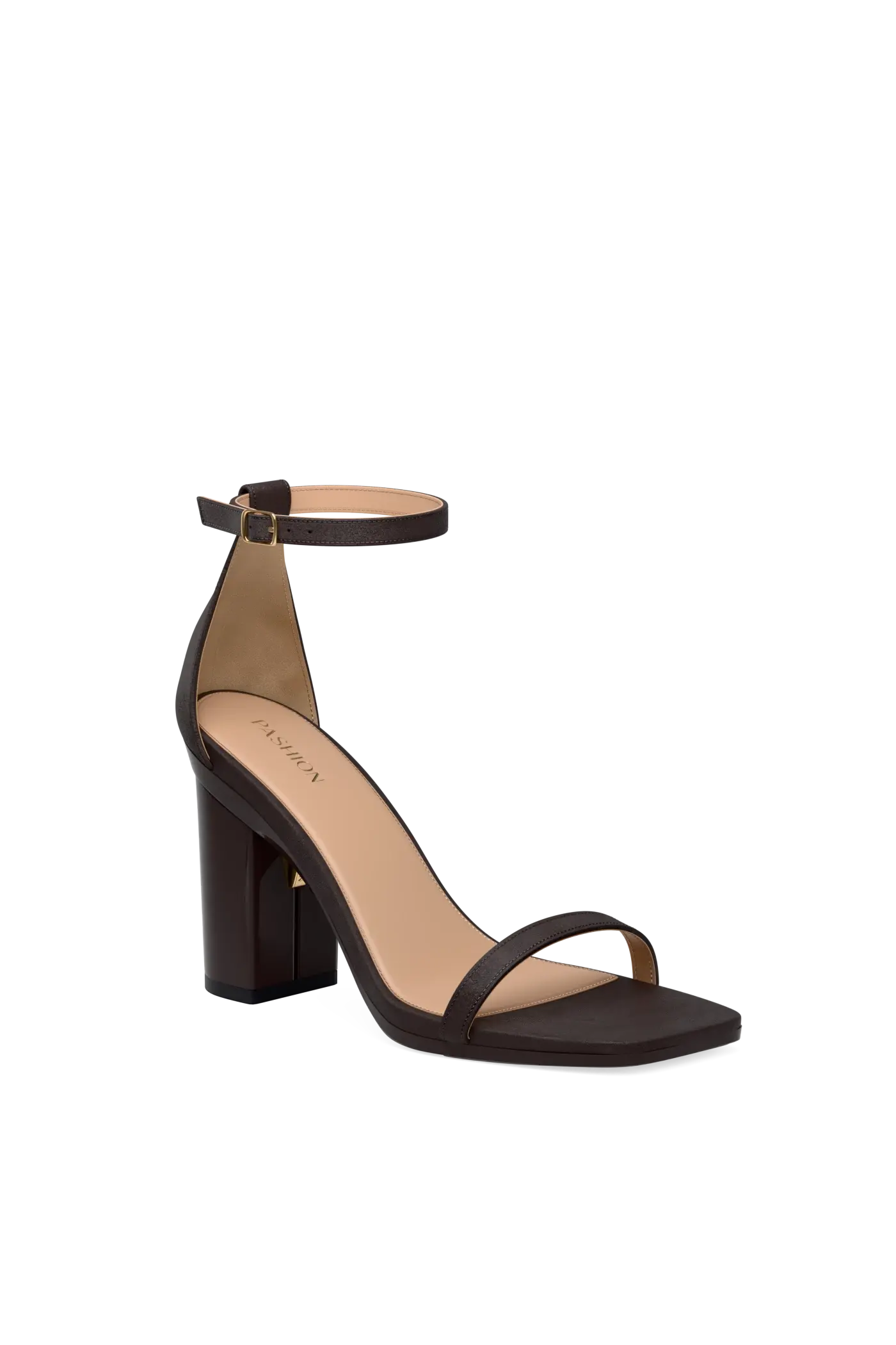 The Gigi - Chocolate Suede 4 Block