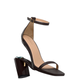 Gigi Sandal - Chocolate Suede 4 Block