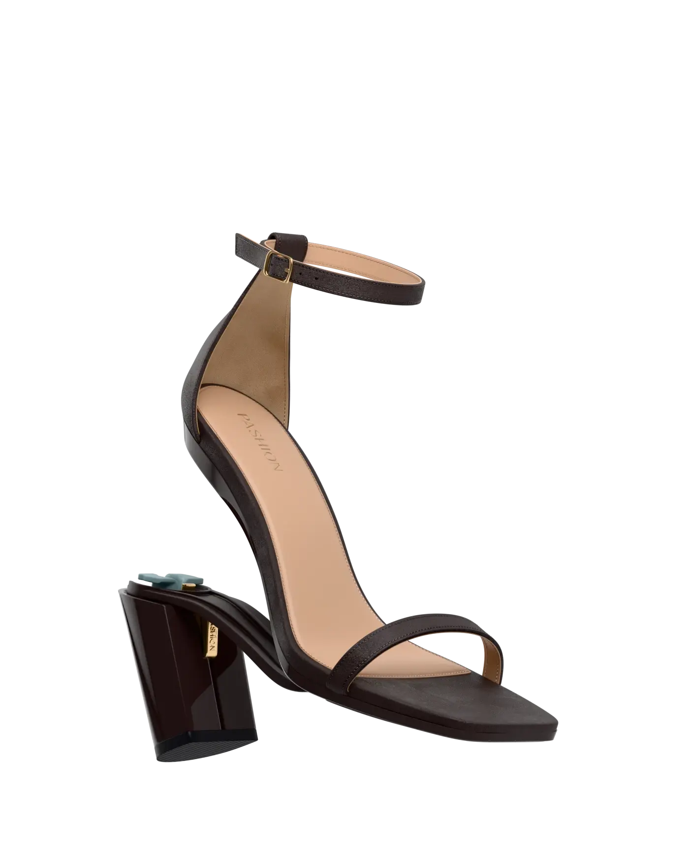 Gigi Sandal - Chocolate Suede 4 Block