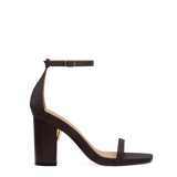 Gigi Sandal - Chocolate Suede 4 Block