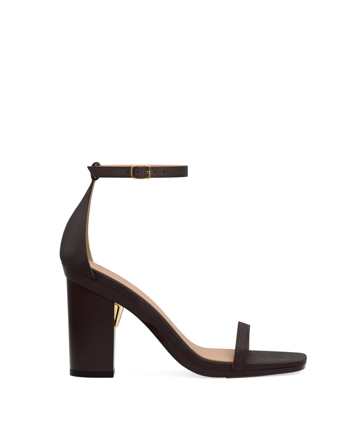 Gigi Sandal - Chocolate Suede 4 Block