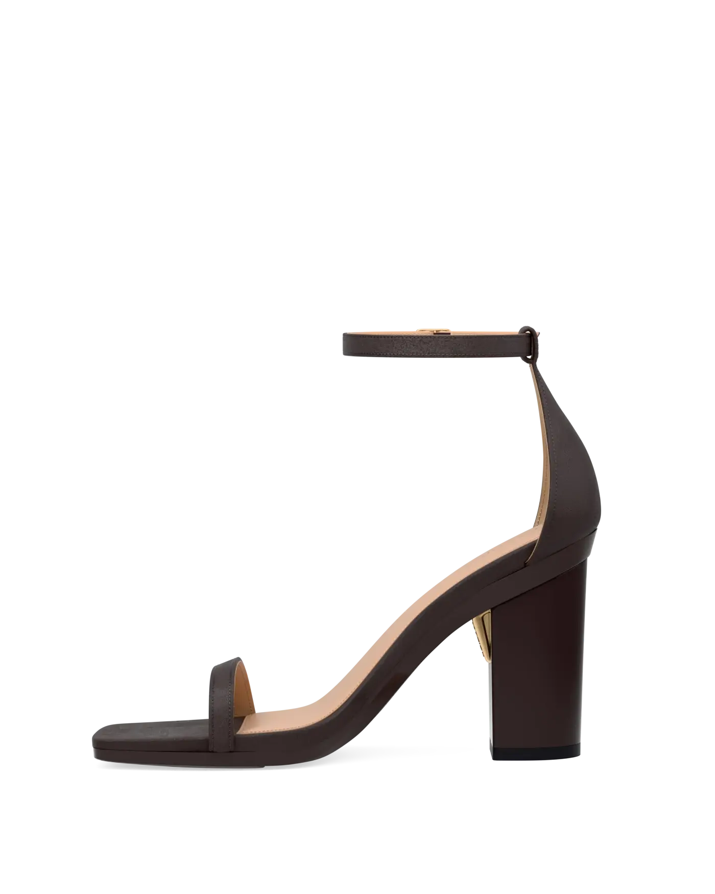 Gigi Sandal - Chocolate Suede 4 Block