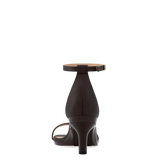 Gigi Sandal - Chocolate Suede 3 Stiletto