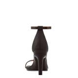 Gigi Sandal - Chocolate Suede 4 Stiletto