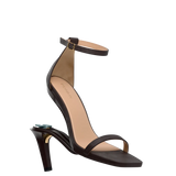 Gigi Sandal - Chocolate Suede 4 Stiletto