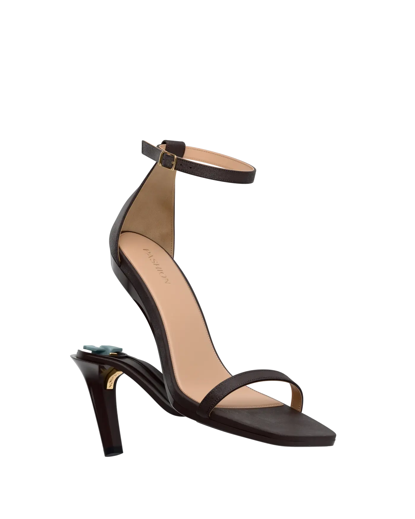 Gigi Sandal - Chocolate Suede 4 Stiletto