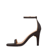 Gigi Sandal - Chocolate Suede 4 Stiletto