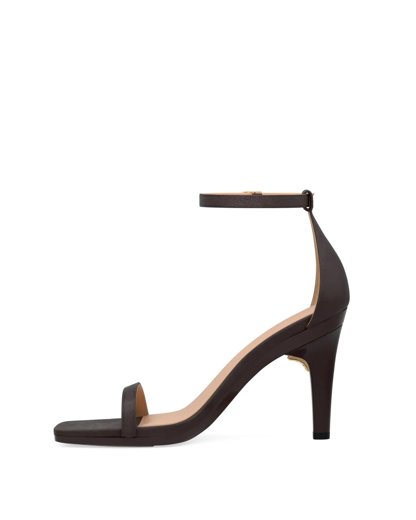 Gigi Sandal - Chocolate Suede 4 Stiletto