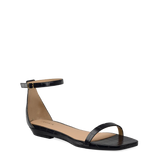 Gigi Sandal - Coal Black Crocodile 4 Block