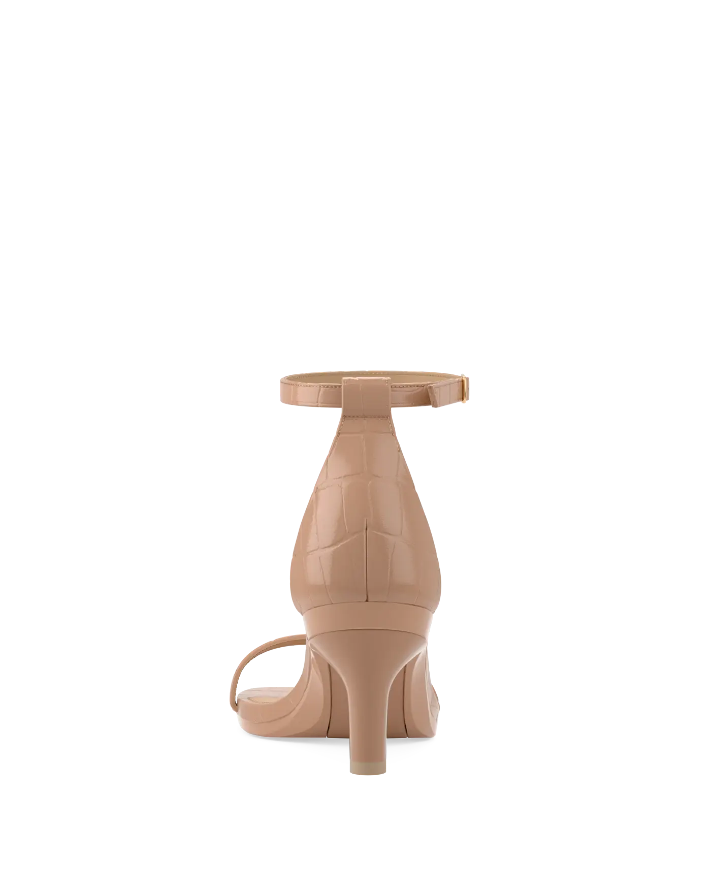 Gigi Sandal - Latte Crocodile 3 Stiletto