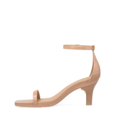 Gigi Sandal - Latte Crocodile 3 Stiletto