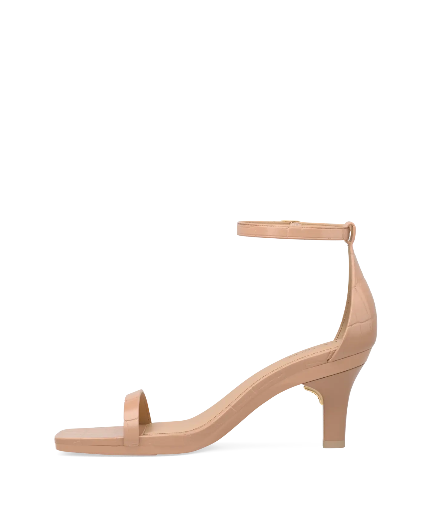 Gigi Sandal - Latte Crocodile 3 Stiletto
