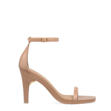 Gigi Sandal - Latte Crocodile 4 Stiletto