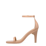 Gigi Sandal - Latte Crocodile 4 Stiletto