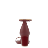 Gigi Sandal - Merlot Leather 3 Block - Final Sale