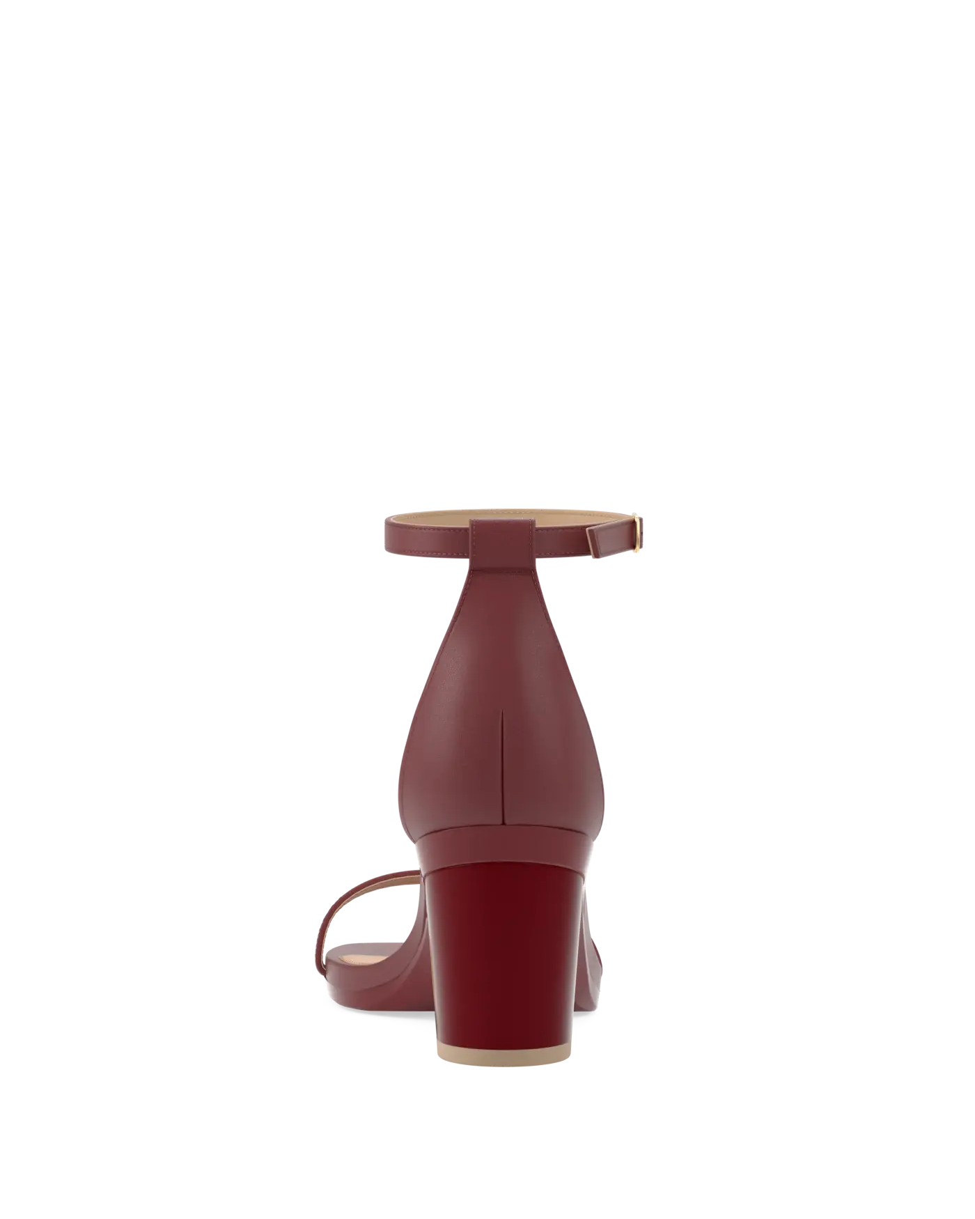Gigi Sandal - Merlot Leather 3 Block - Final Sale