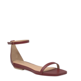 Gigi Sandal - Merlot Leather 3 Stiletto - Final Sale