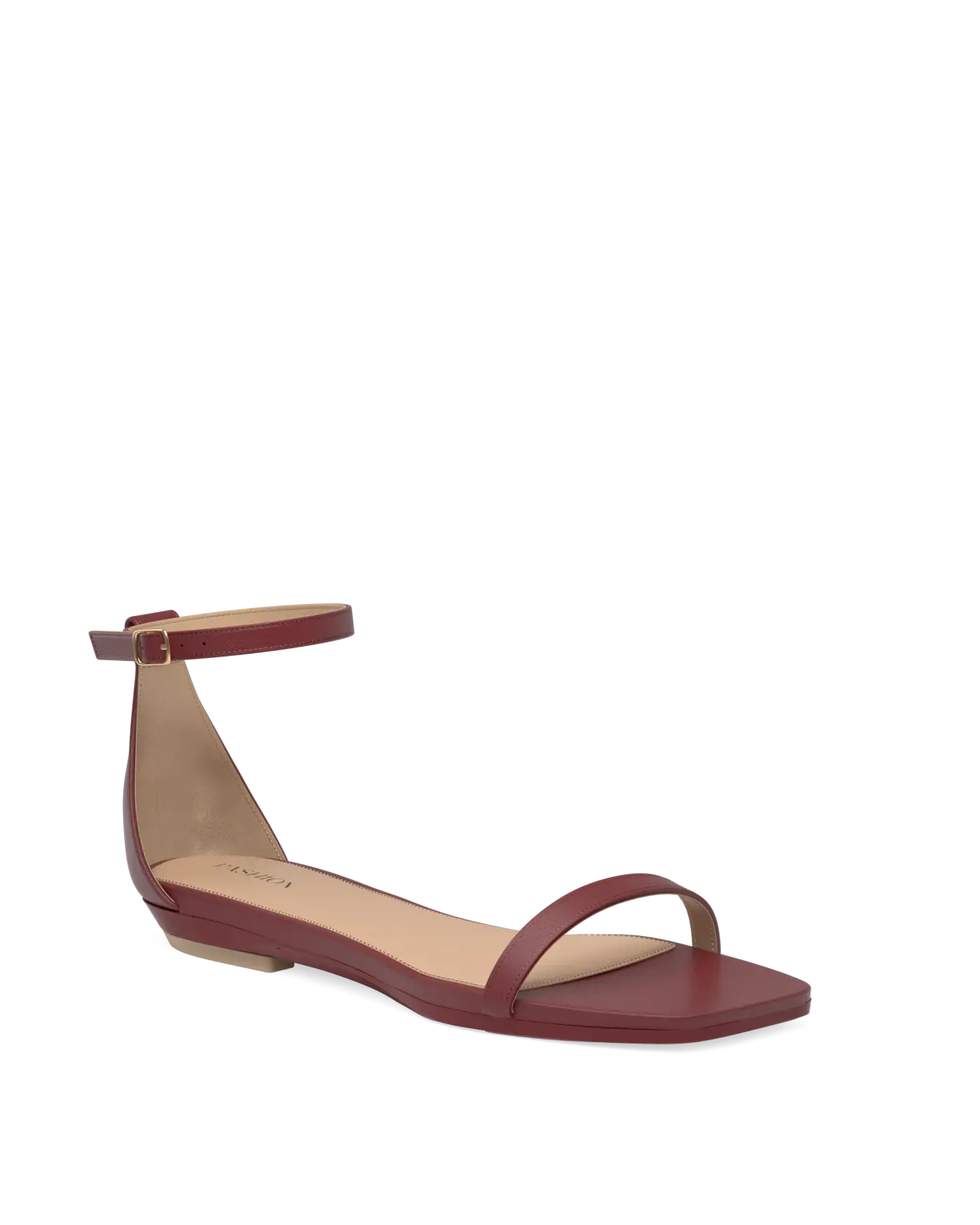 Gigi Sandal - Merlot Leather 3 Stiletto - Final Sale