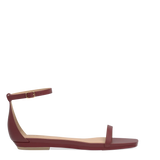 Gigi Sandal - Merlot Leather Flat - Final Sale
