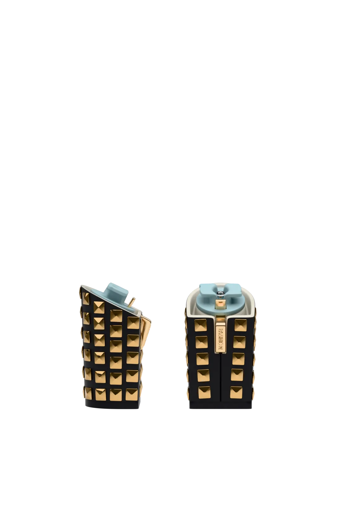 Block Heel Kit 4 Gold Stud