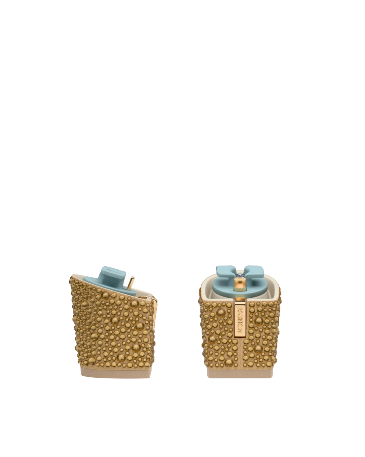 Block Heel Kit 3 Gold Mixed Rhinestone, 3-inch interchangeable block heel. Pashion convertible heels go from heel to flat and are customizable with interchangeable heel kits.