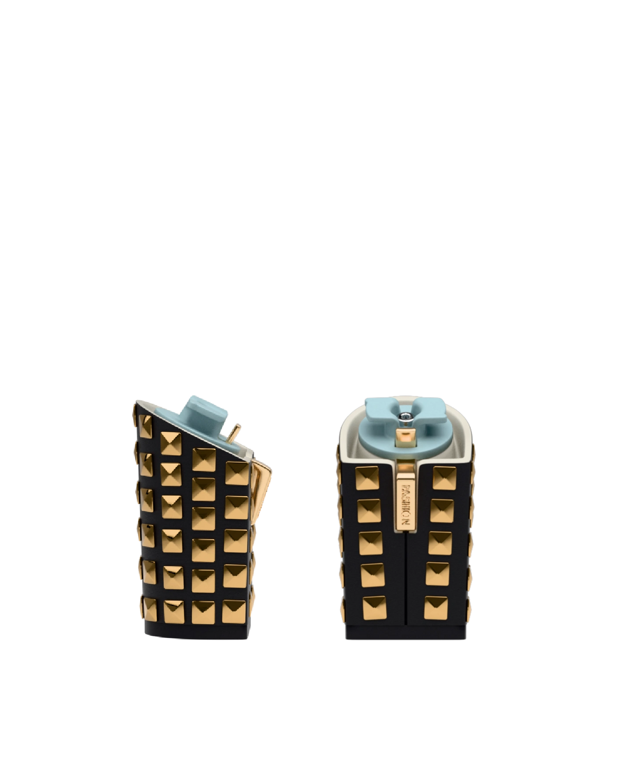Block Heel Kit 4 Gold Stud, 4-inch interchangeable block heel. Pashion convertible heels go from heel to flat and are customizable with interchangeable heel kits.